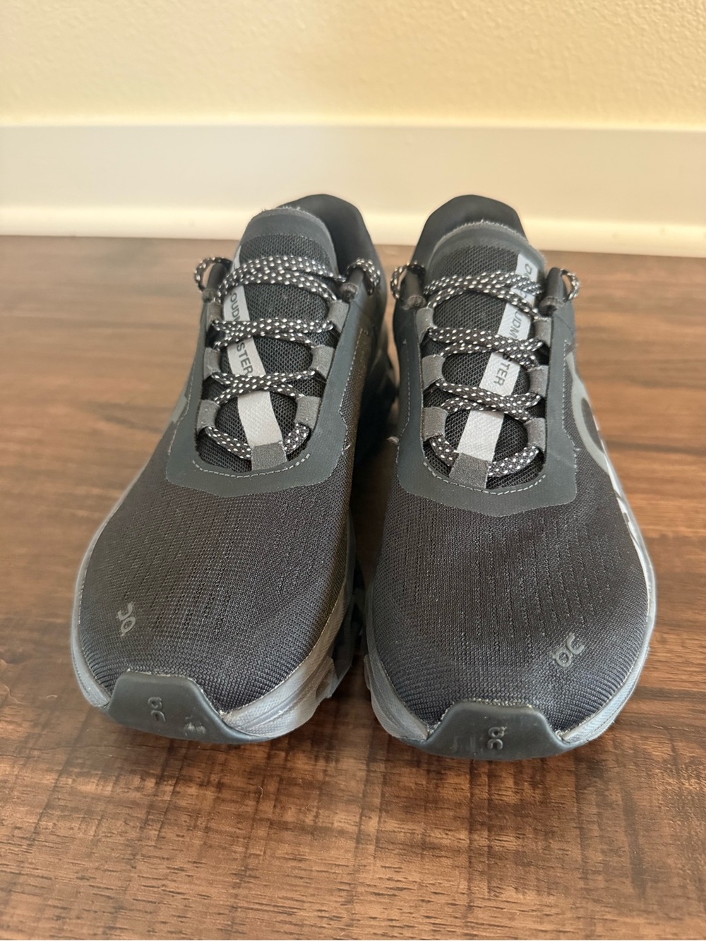 On Cloudmonster Black Magnet Running Shoes Women’s Size 7.5 - Picture 2 of 7